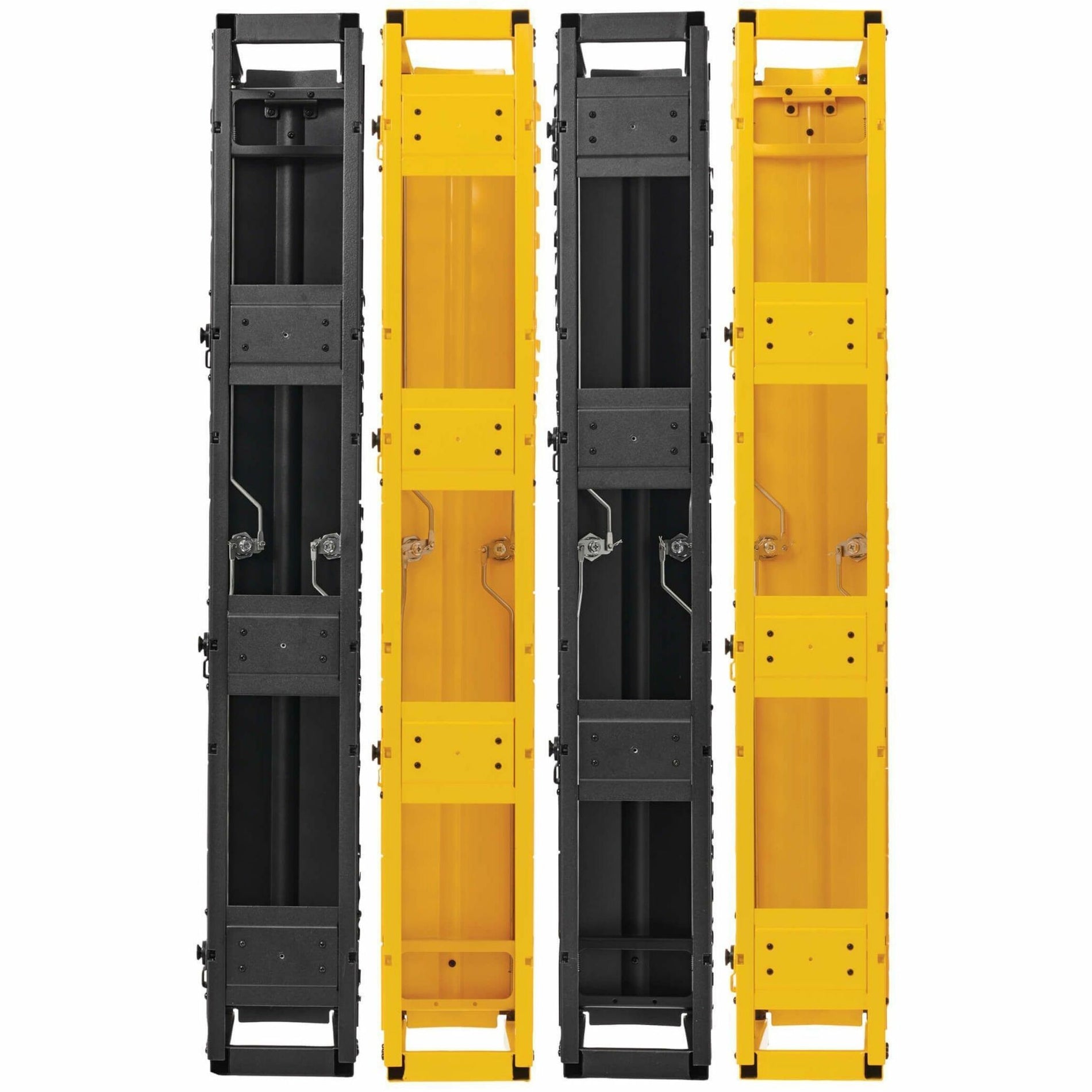 Tripp Lite SRCABLEVRT6HD2F Cable Organizer, Double Sided Finger Duct, 6" Width, Black and Yellow