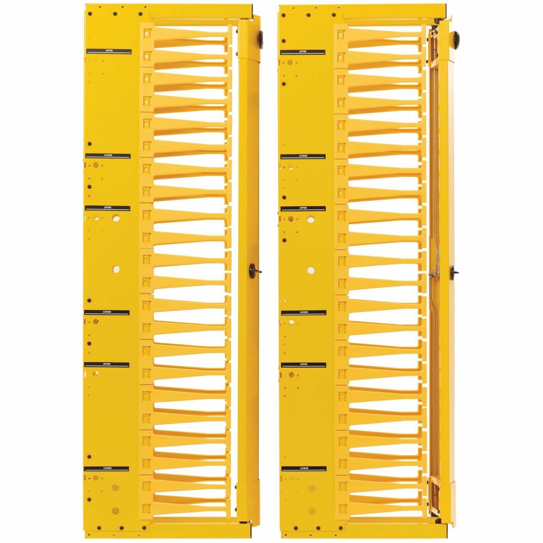 Tripp Lite SRCABLEVRT6HDFC Cable Organizer - Finger Duct, Yellow - Manage Cables Easily and Efficiently