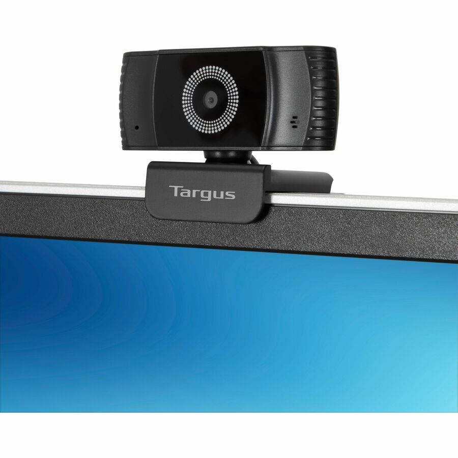 Targus AVC042GL Webcam Plus - Full HD 1080p Webcam with Auto Focus (includes Privacy Cover), 2 Megapixel, Black, USB 2.0 Type A