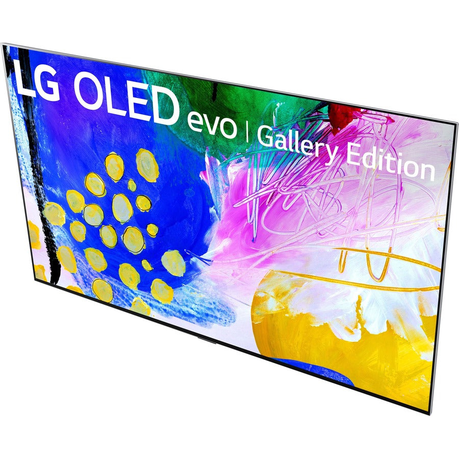 LG OLED77G2PUA G2 77 inch OLED evo TV Gallery Edition with Self Lit OLED Pixels, 4K UHDTV, Dolby Atmos, 120 Hz Refresh Rate