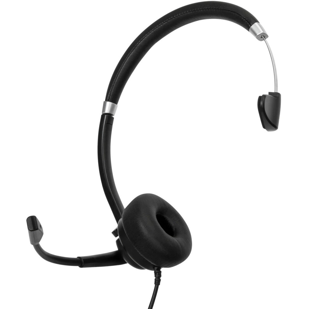 Targus AEH101TT Wired Mono Headset, Lightweight On-ear Headset with Rotating Microphone, USB Type A Interface