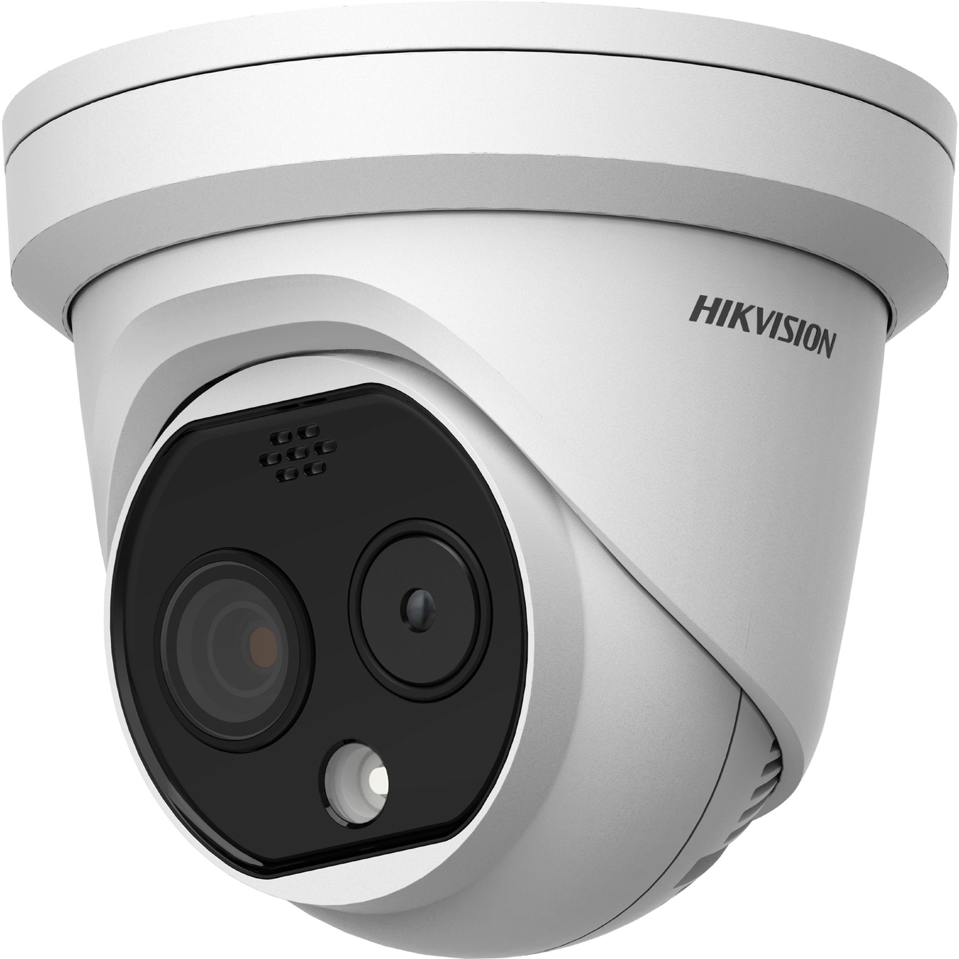 Hikvision DS-2TD1228-2/QA Thermal & Optical Bi-Spectrum Network Turret Camera, Wide Dynamic Range, Surge Protection, IR LED