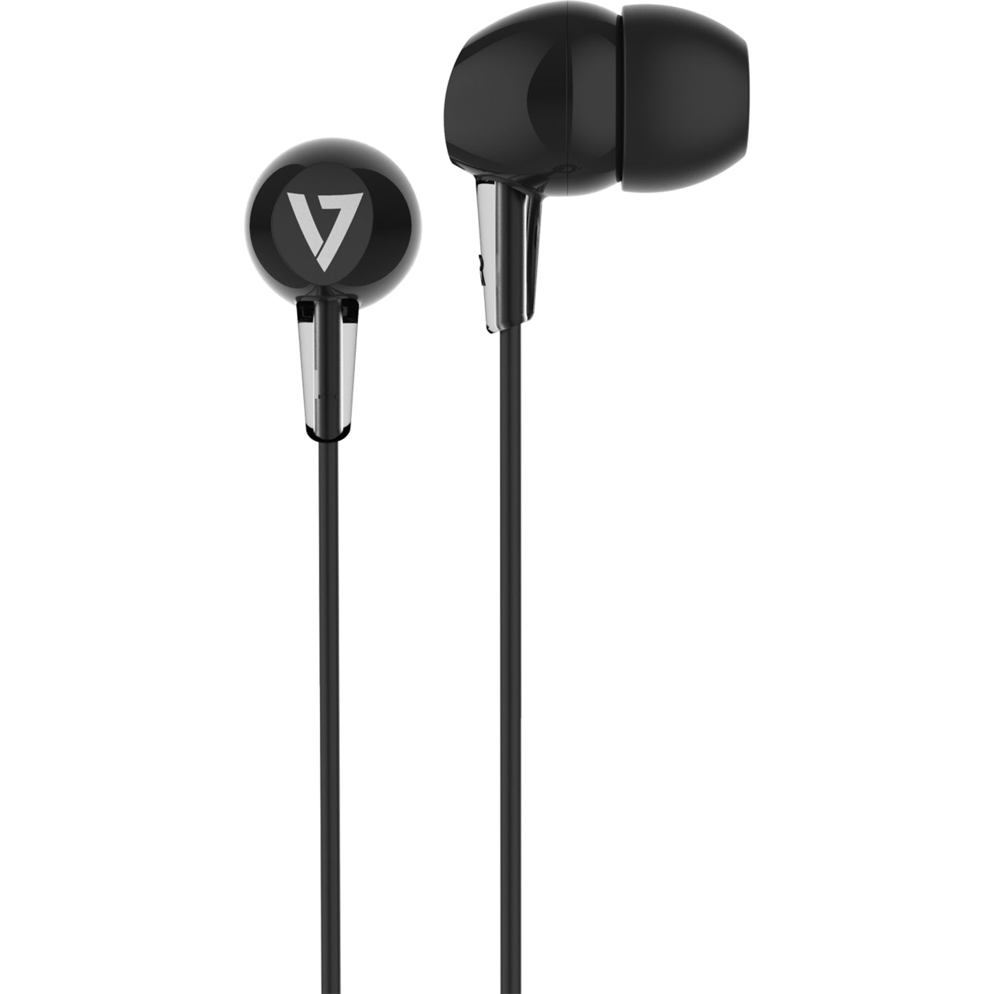 V7 HA200 3.5mm Noise Isolating Stereo Earbuds, Lightweight and Comfortable