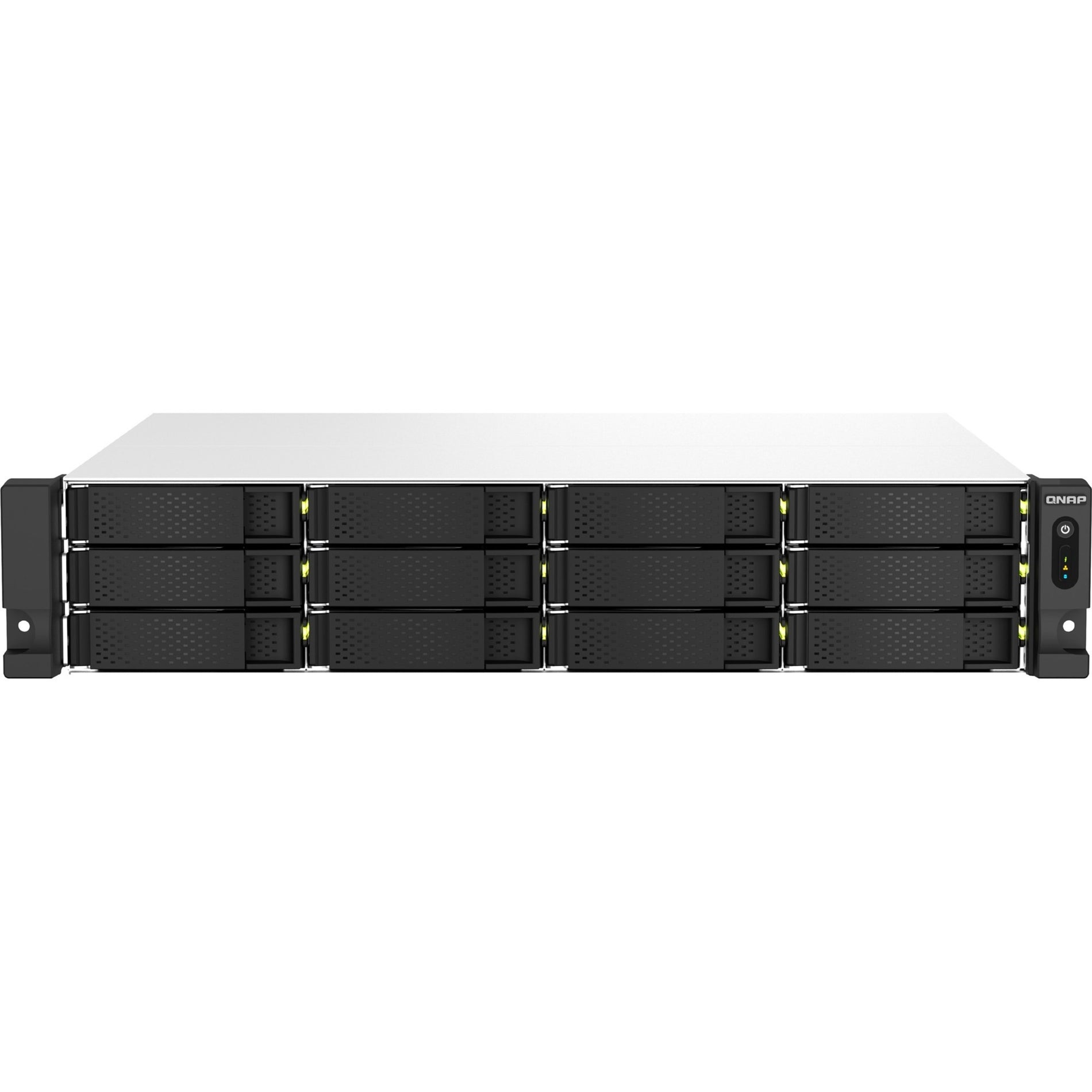 QNAP TS-1264U-RP-4G-US TS-1264U-RP-4G SAN/NAS Storage System, 12 Bays, 4GB RAM, QTS 5.0.0