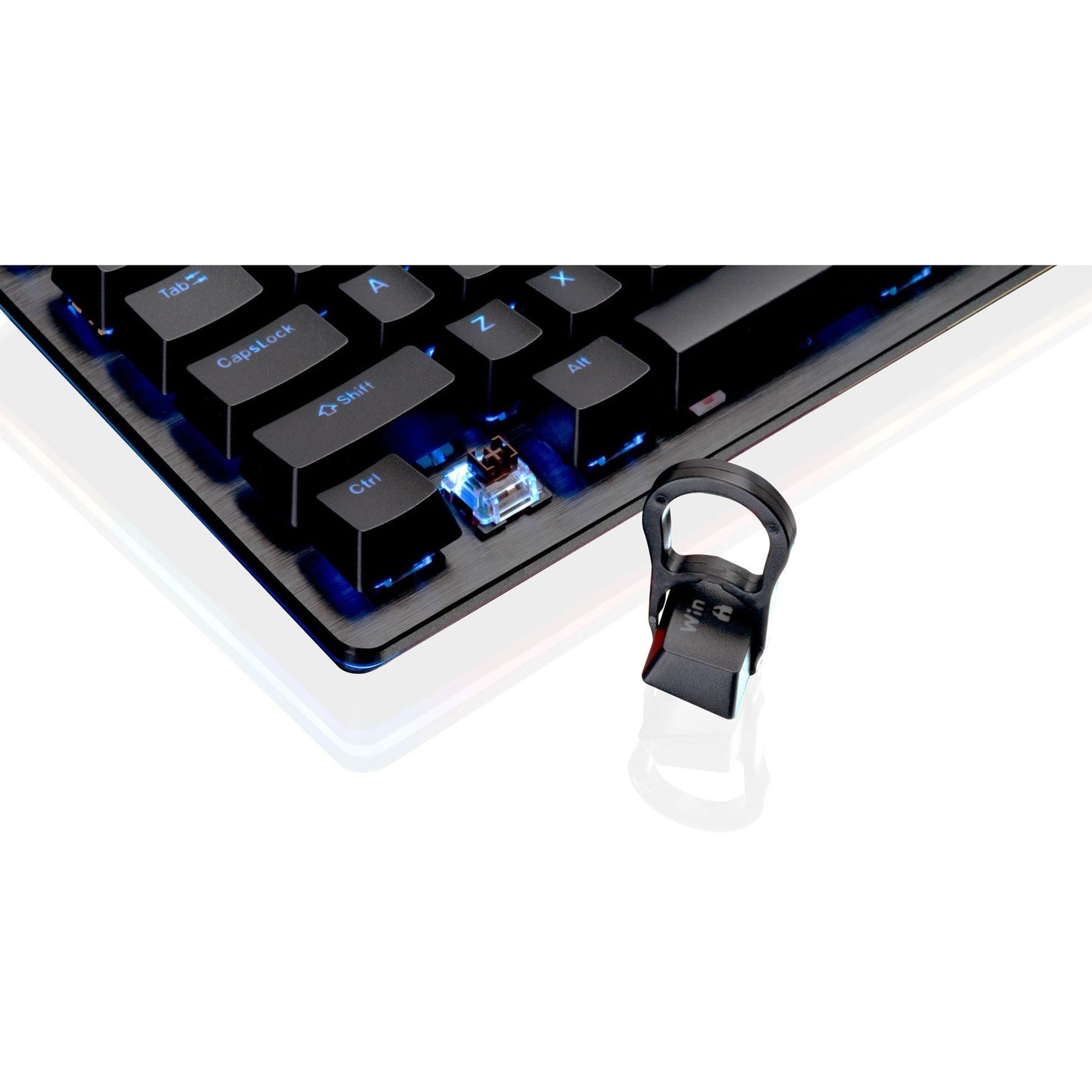 Kaliber Gaming GKB740 HVER STEALTH Gaming Keyboard, Mechanical Keys, RGB Backlighting