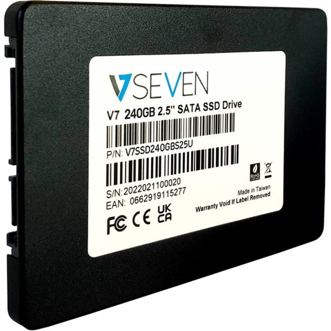 V7 V7SSD240GBS25U Solid State Drive, 240 GB SATA Internal, TAA Compliant