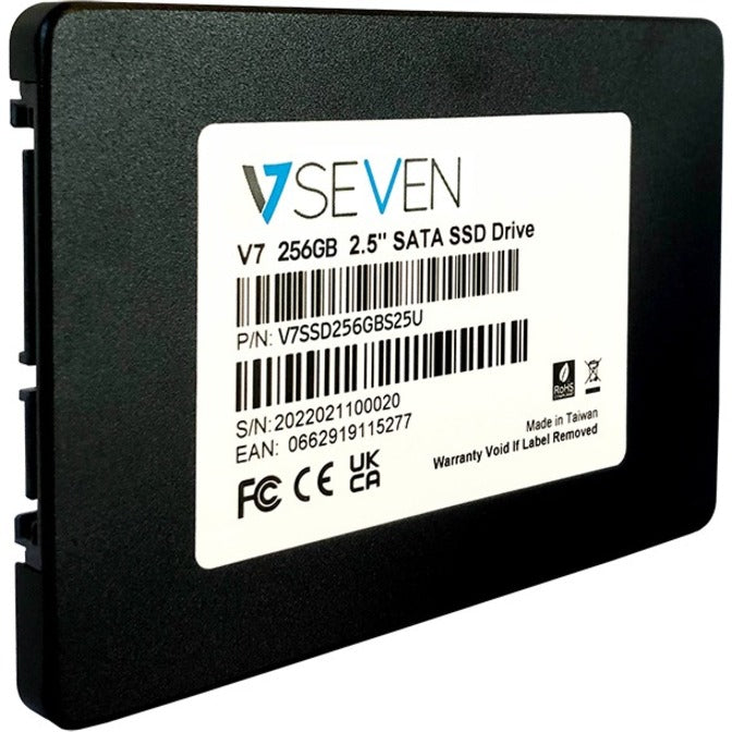 V7 V7SSD256GBS25U Solid State Drive, 256 GB SATA, TAA Compliant
