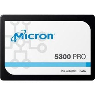 Micron MTFDDAK480TDS-1AW1ZABYYR 5300 PRO 480GB SATA 2.5" Enterprise SSD, 5 Year Warranty, Read Intensive, 1324 TB Endurance
