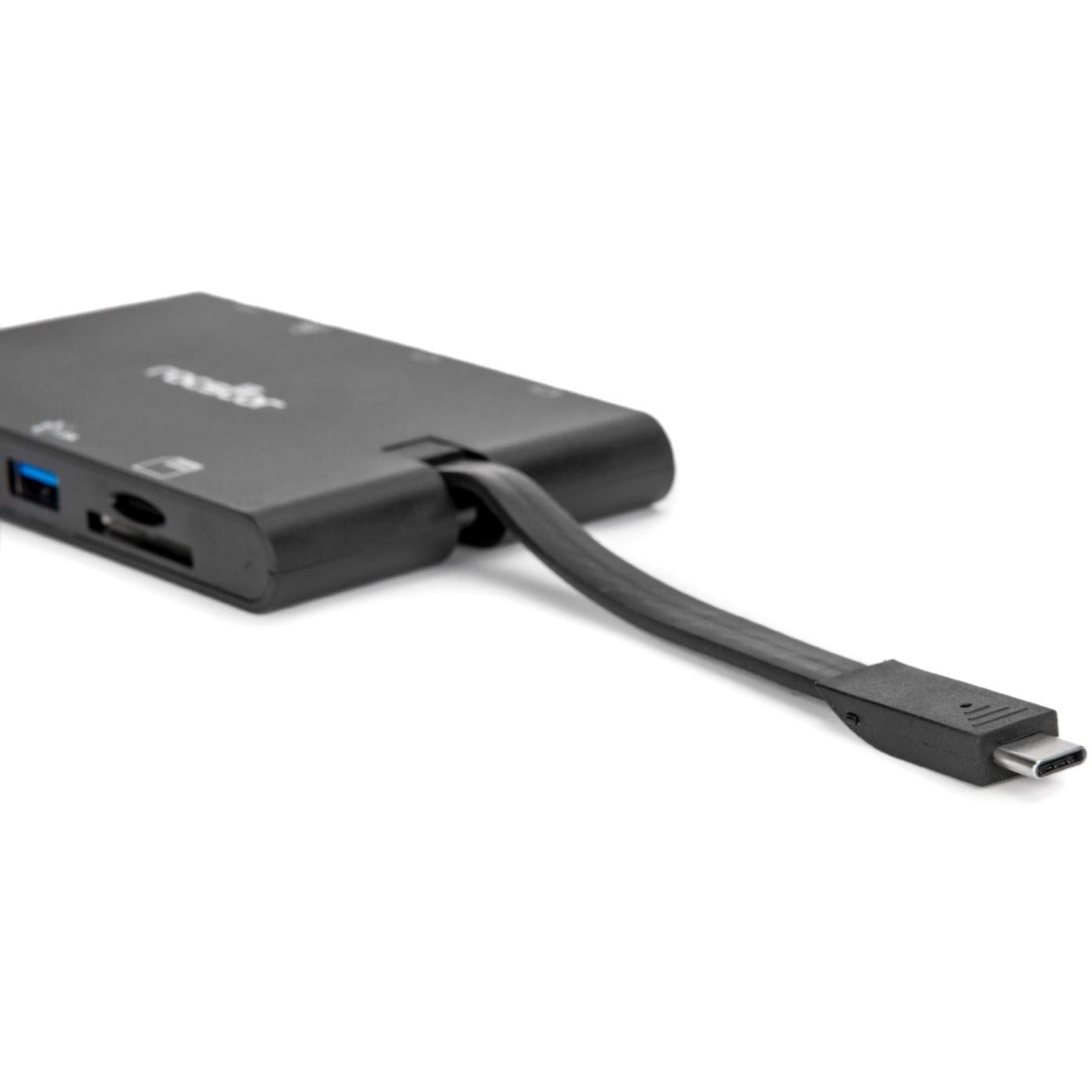 Rocstor Y10A263-B1 Portable USB-C Multiport Adapter, HDMI VGA USB 3.0 SD& MICRO SD