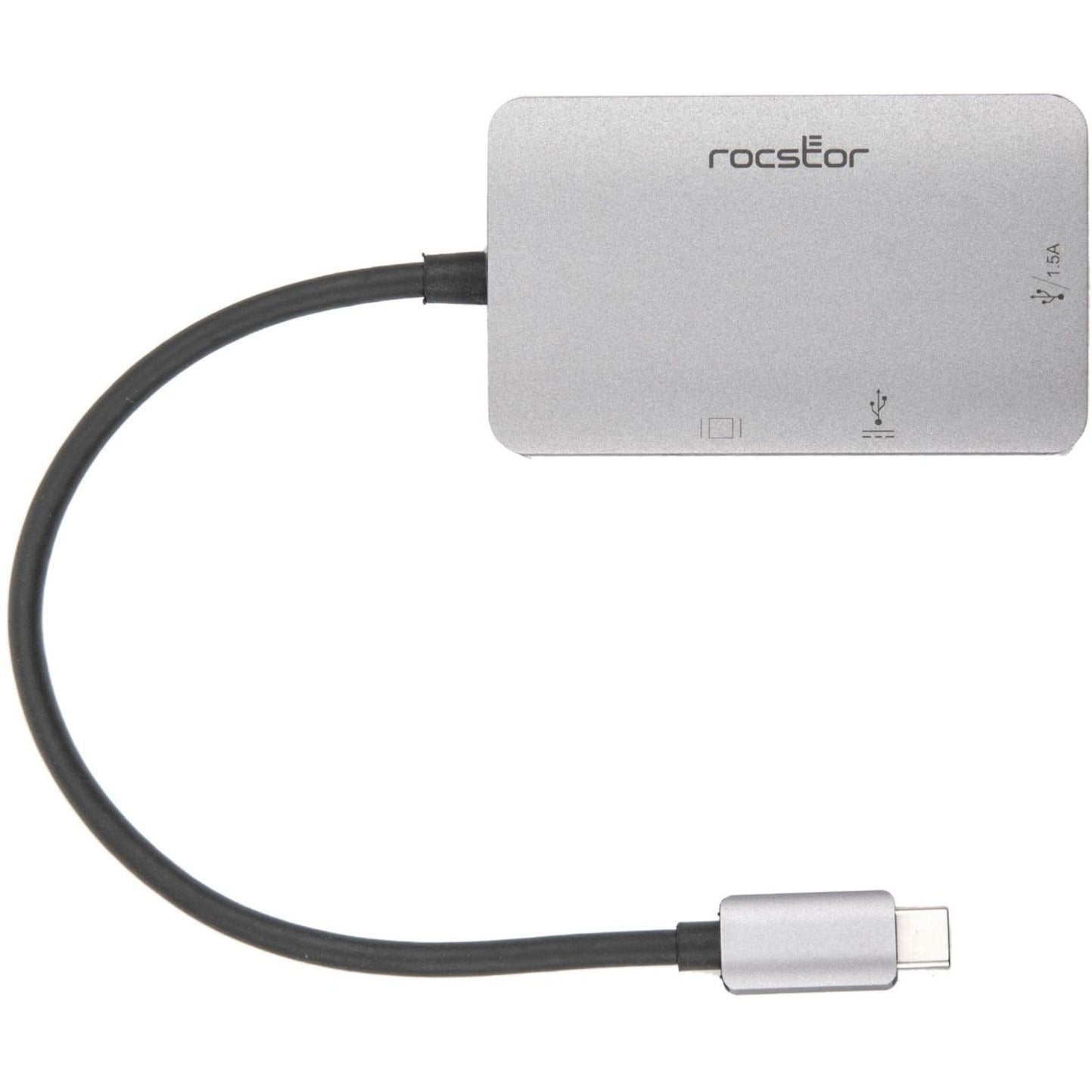 Rocstor Y10A265-A1 Premium USB-C to HDMI 4K Adapter, USB-C 100W PD Charging & USB Type-A port