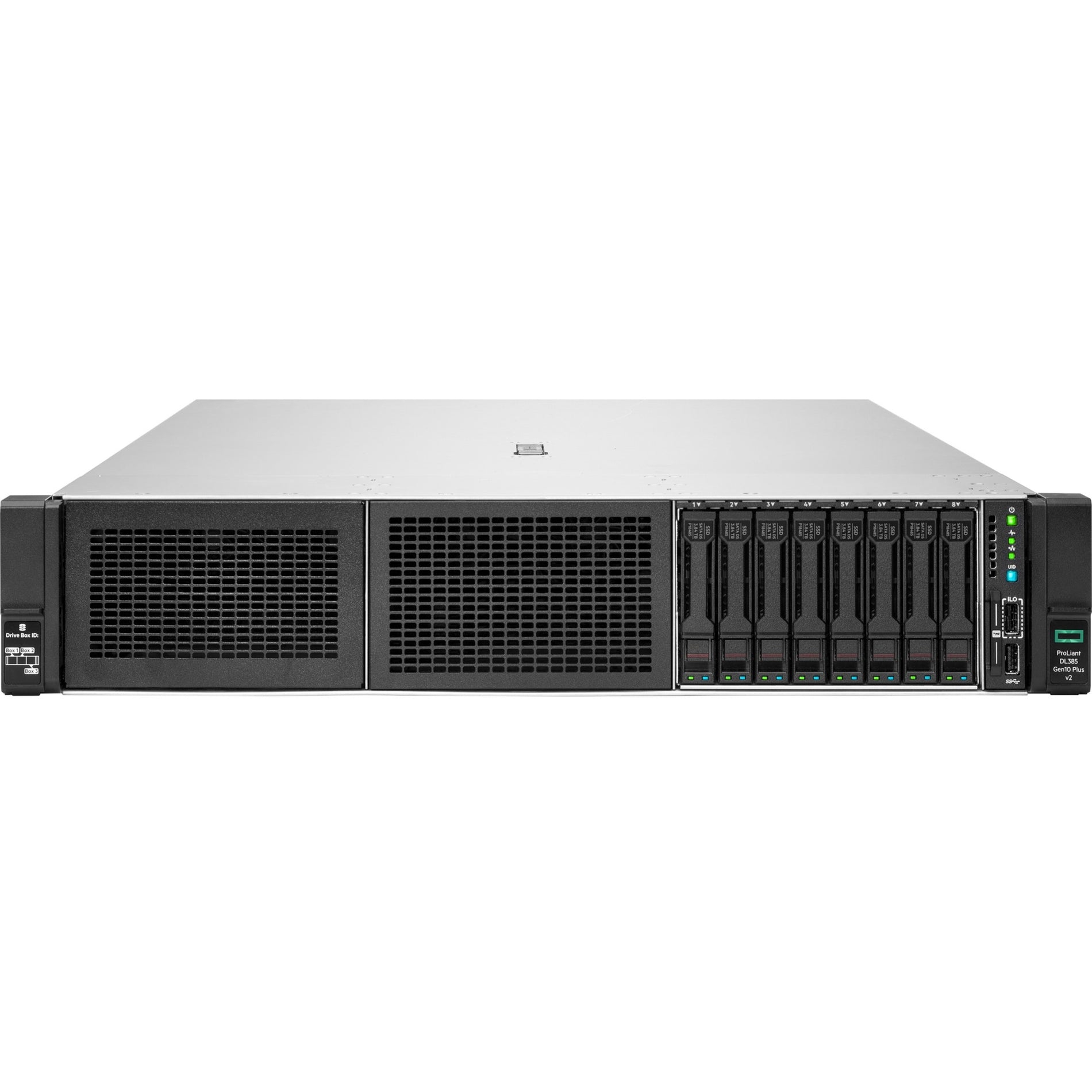 HPE P55252-B21 ProLiant DL385 G10 Plus v2 Server, 32GB DDR4, AMD EPYC 7313, 2.90 GHz, MR416i-a RAID, 8SFF, 800W