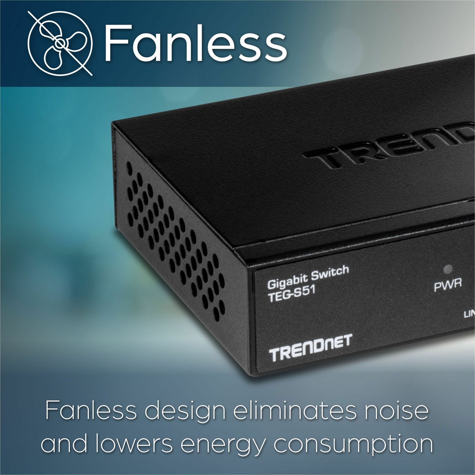 TRENDnet TEG-S51 5-Port Gigabit Desktop Switch, TAA Compliant, Student, Gaming, Multimedia, Business