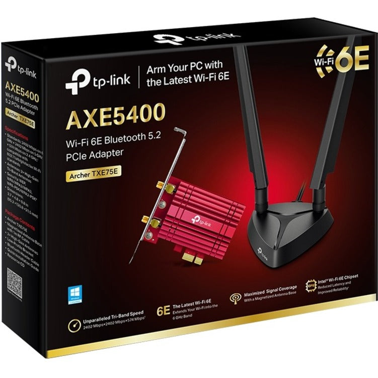 Archer TX55E, AX3000 Wi-Fi 6 Bluetooth 5.2 PCIe Adapter