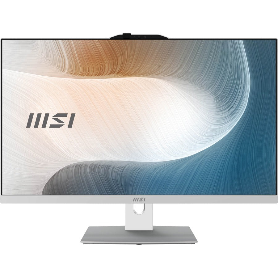 MSI MOAM272P12M028 Modern AM272P 12M-028US All-in-One Computer, 27" FHD IPS-Grade LED, i7-1260P, 16GB RAM, 512GB SSD, White, Windows 11 Home