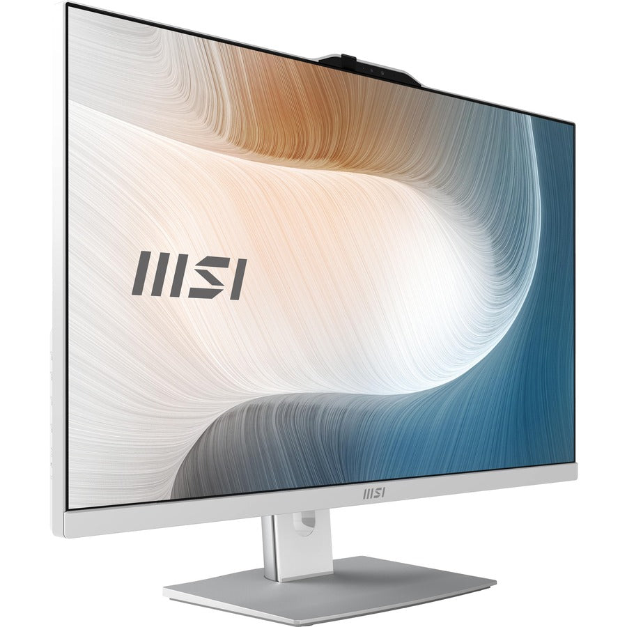 MSI MOAM272P12M028 Modern AM272P 12M-028US All-in-One Computer, 27" FHD IPS-Grade LED, i7-1260P, 16GB RAM, 512GB SSD, White, Windows 11 Home