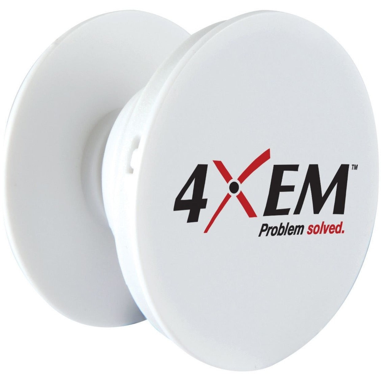 4XEM 4XPOPSOCKET Pop-able Expanding Phone Socket, Simple Installation, Adhesive, Adjustable, Reusable, White