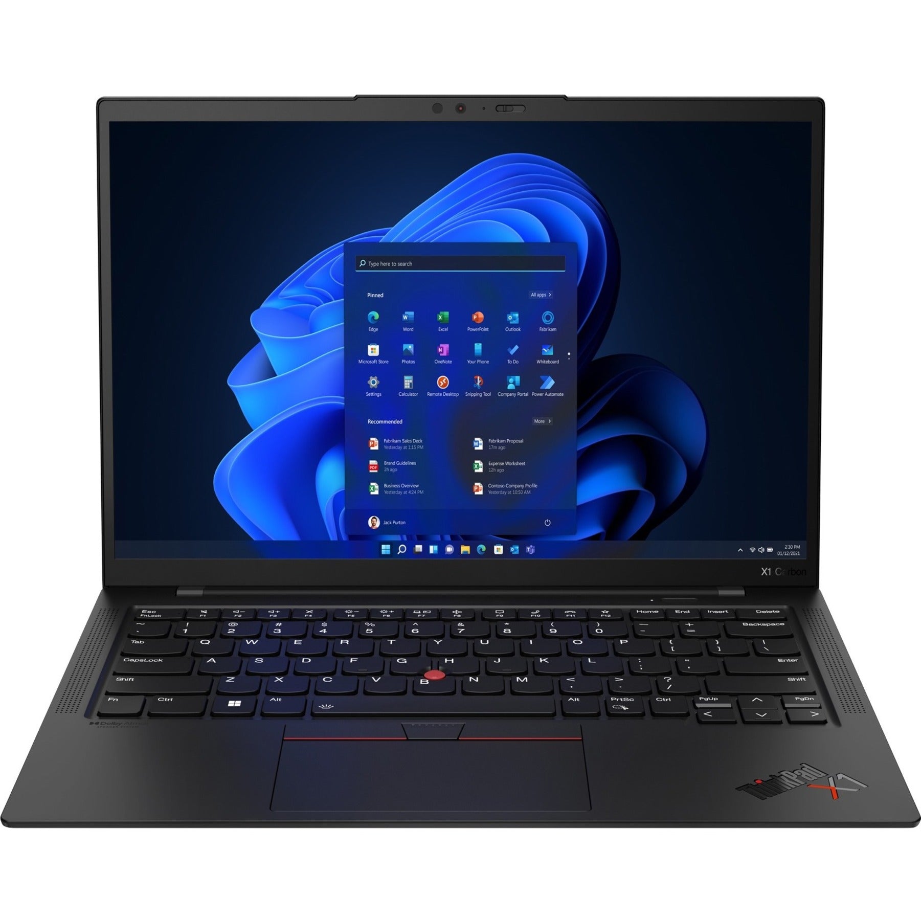 Lenovo 21CB0070US ThinkPad X1 Carbon Gen 10 14.0 Touch Notebook, Intel Core i7, 16GB RAM, 512GB SSD, Windows 11