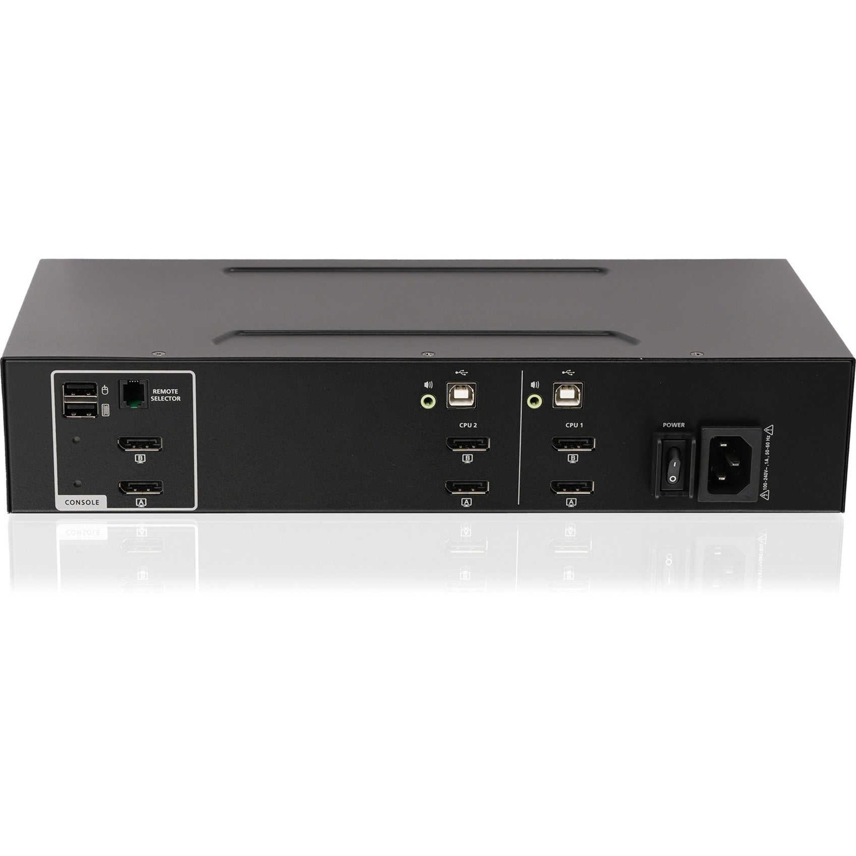 IOGEAR GCS1422TAA4 2-Port Dual View DisplayPort KVM Switch w/Audio, 4K Resolution, TAA Compliant