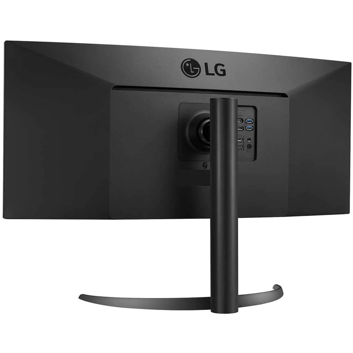 LG 34BP85CN-B Ultrawide 34" UW-QHD Curved Screen Gaming LCD Monitor, Glossy Black, Black Hairline, Textured Black