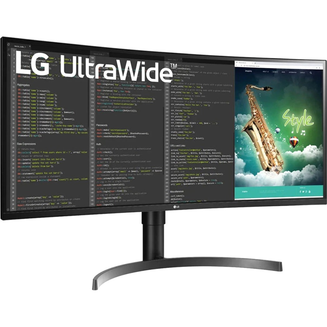 LG 35BN75CN-B Ultrawide 35" Curved Gaming LCD Monitor - 21:9, UW-QHD, FreeSync