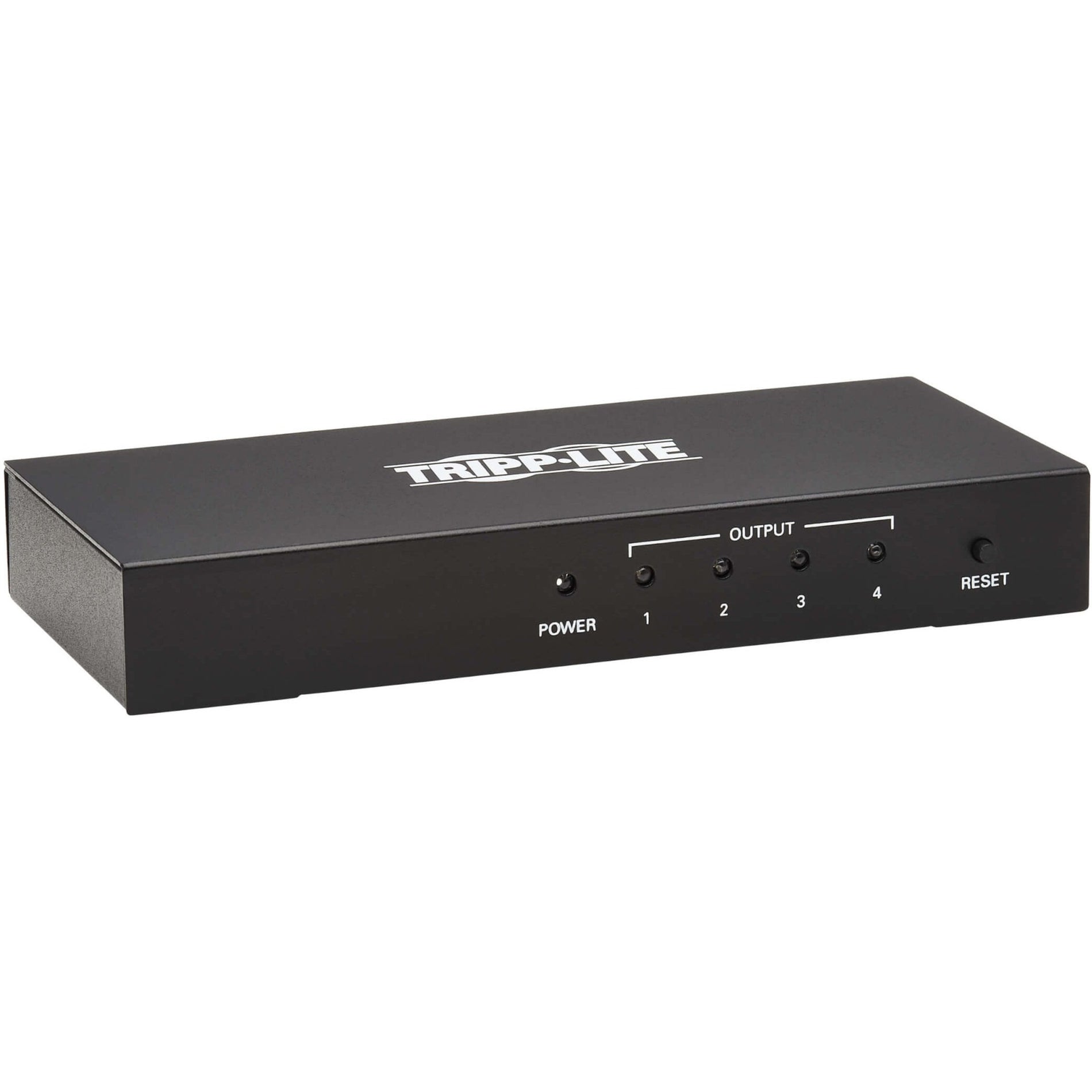 Tripp Lite B118-004-UHDINT 4-Port HDMI Splitter - UHD 4K, International Plug Adapters