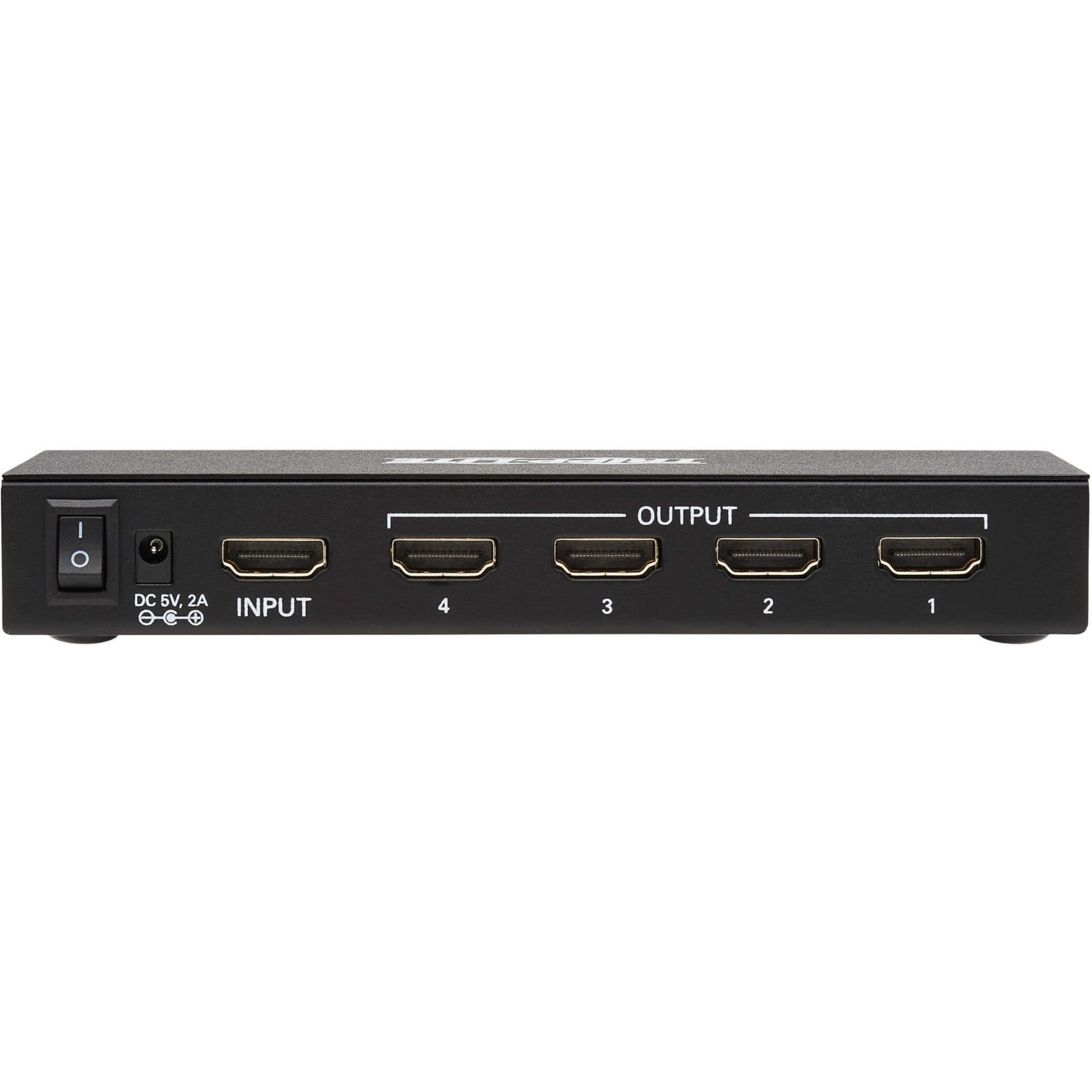 Tripp Lite B118-004-UHDINT 4-Port HDMI Splitter - UHD 4K, International Plug Adapters