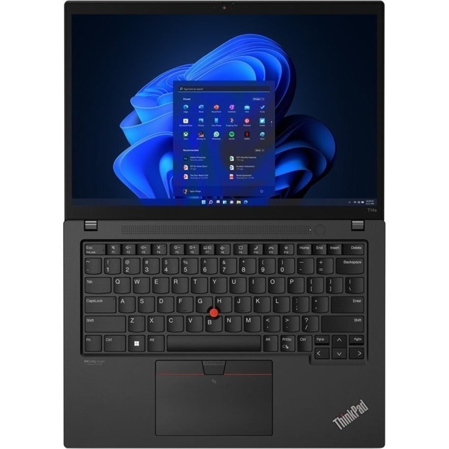 Lenovo 21CQ000LUS ThinkPad T14s Gen 3 Notebook, Ryzen 7 PRO, 16GB RAM, 512GB SSD, Windows 11 Pro