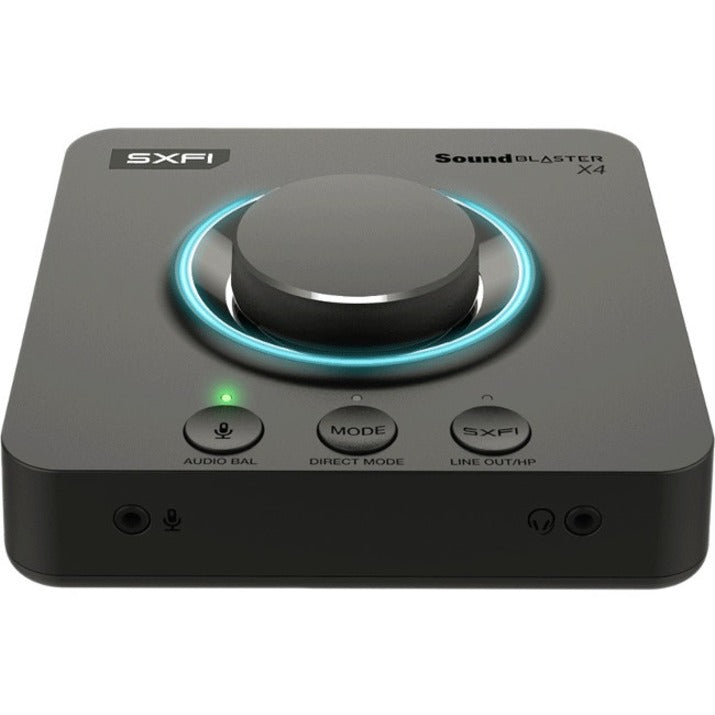 Sound Blaster 70SB181500000 X4 External Sound Box, USB-C, 7.1 Surround Sound Card