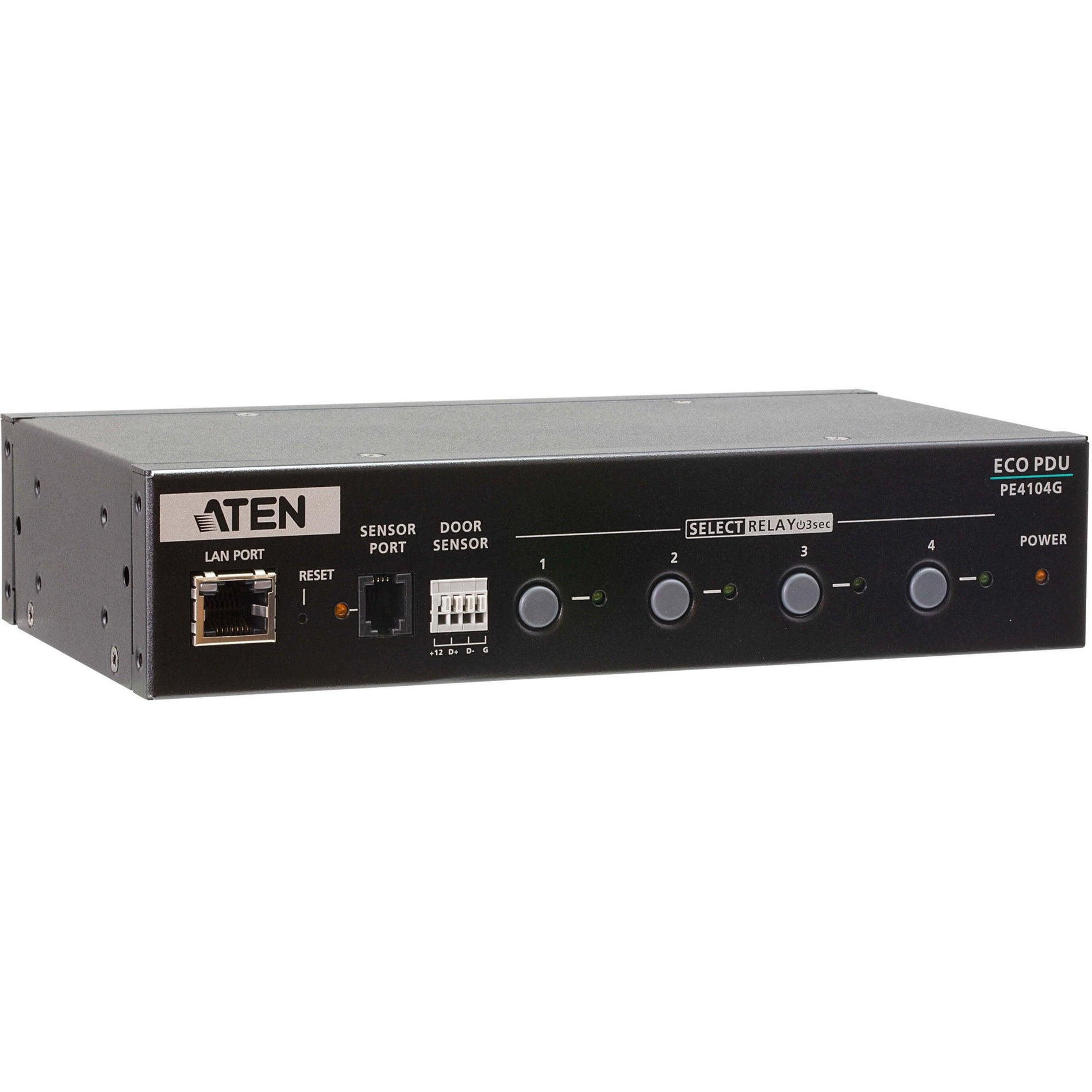 ATEN PE4104G 4-Outlet IPDU Control Box, Remote Outlet Switching, 10A Input Current, 2400VA Power Rating