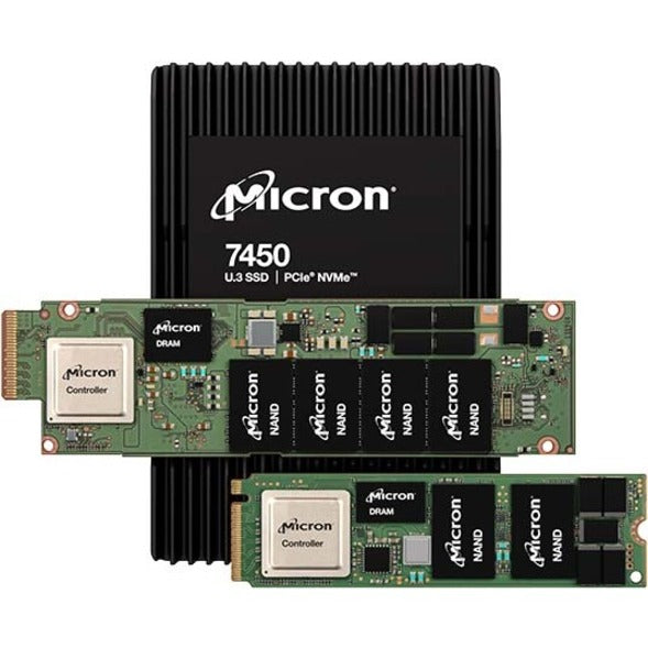 Micron MTFDKCC3T8TFR-1BC1ZABYY 7450 PRO NVME U.3 15MM EXT NON-SED ENT 3.84 TB SSD, 5 Year Warranty
