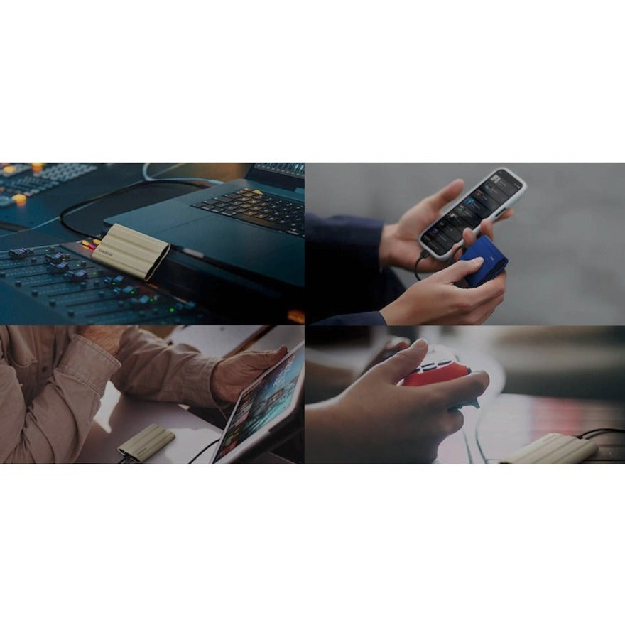 Samsung MU-PE1T0S/AM T7 Shield 1TB Portable SSD, USB 3.2, 1050 MB/s Read, 1000 MB/s Write
