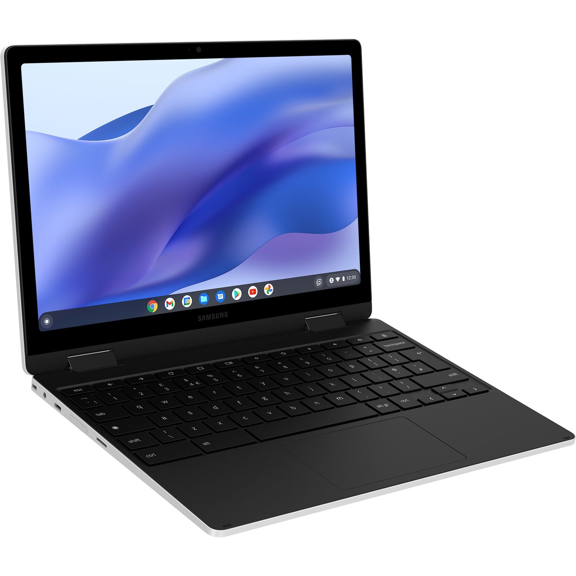 Samsung XE520QEA-KB2US Galaxy Chromebook 2 360, 64GB, Silver - 12.4" Touchscreen, Intel Celeron, 4GB RAM, ChromeOS