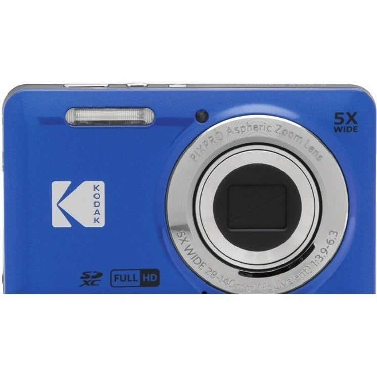 Kodak PIXPRO FZ55 16.4 Megapixel Compact Camera - Blue (FZ55-BL)