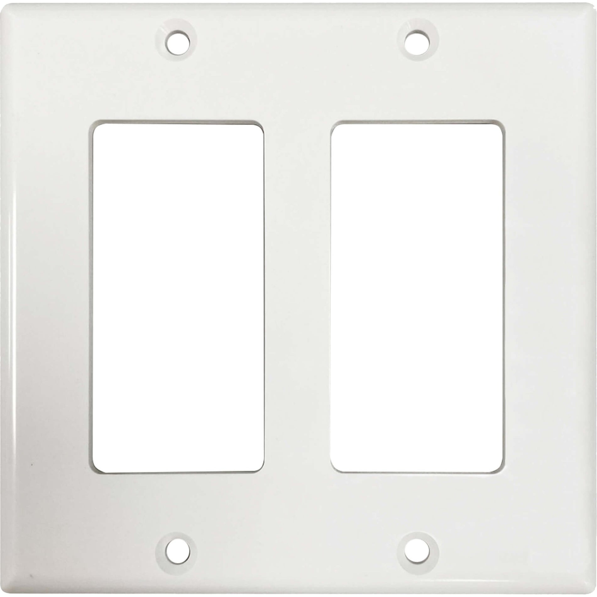 Tripp Lite N042DAB-002-IV Safe-IT Double-Gang Antibacterial Wall Plate, Decora Style, Ivory, TAA, Kitchen, Home Theater, VoIP, Home, Office, Audio/Video Device, Voice, Cable, Data, School, Business, Restaurant, Room