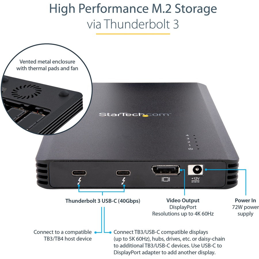 4-Bay NVMe Thunderbolt External Drive Enclosure - Main Image