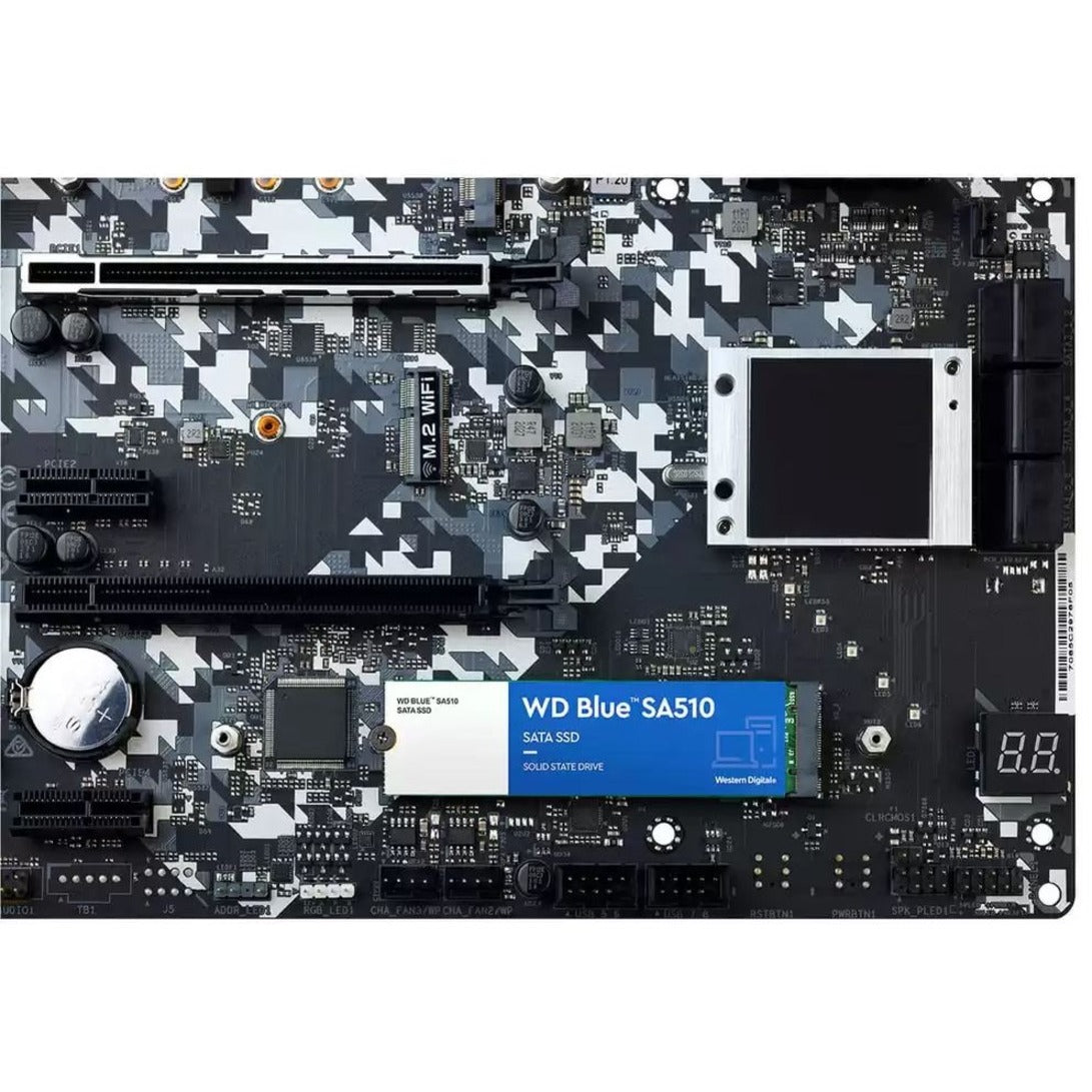 WD WDS100T3B0B Blue SA510 SATA SSD M.2 2280, 1TB, 5-Year Warranty, Desktop PC Compatible