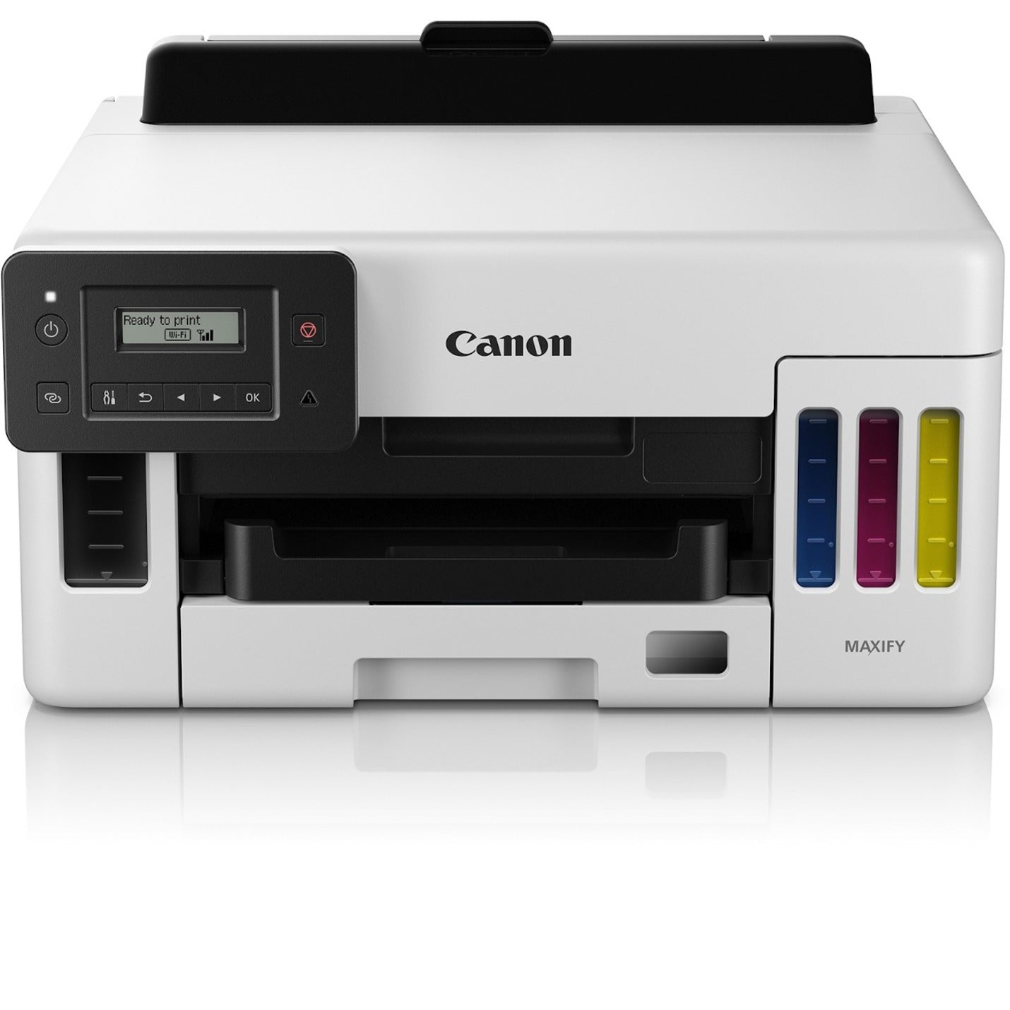 Canon 5550C002 MAXIFY GX5020 Wireless MegaTank Small Office Printer, Color Inkjet Printer with Automatic Duplex Printing, Wireless Connectivity