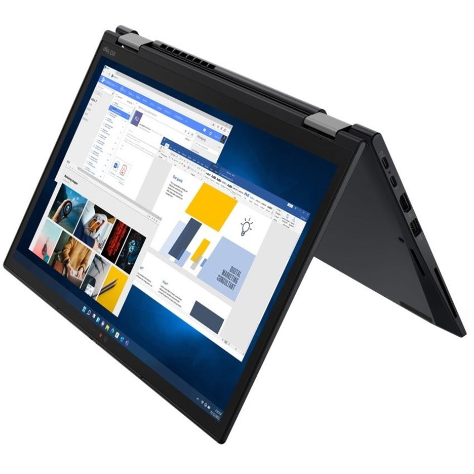 Lenovo 21AW002NUS ThinkPad X13 Yoga Gen 3 2 in 1 Notebook, Intel Core i7, 16GB RAM, 256GB SSD, Windows 11