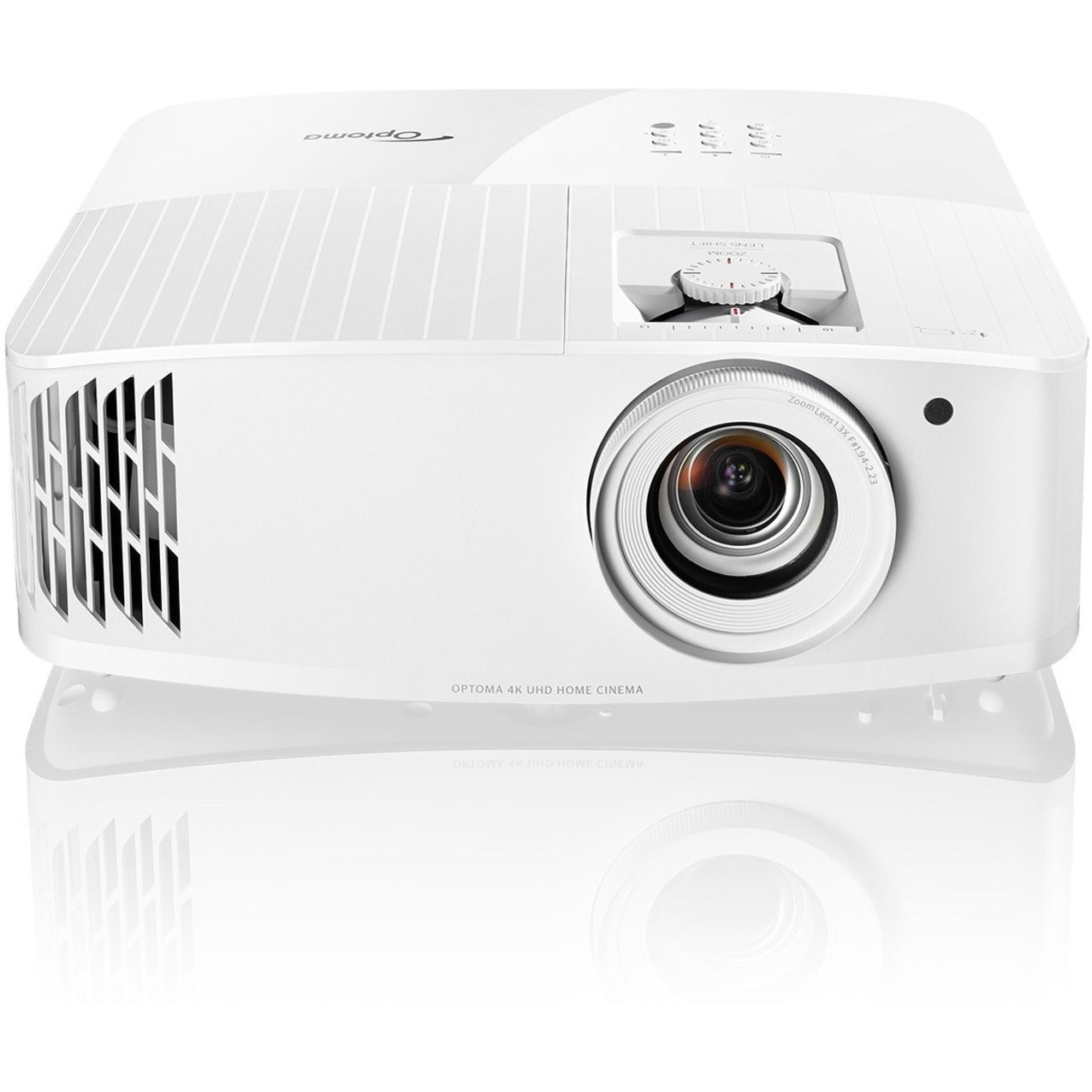 Optoma UHD55 DLP Projector - 4K, 3600 lm, 3D, Ceiling Mountable, White