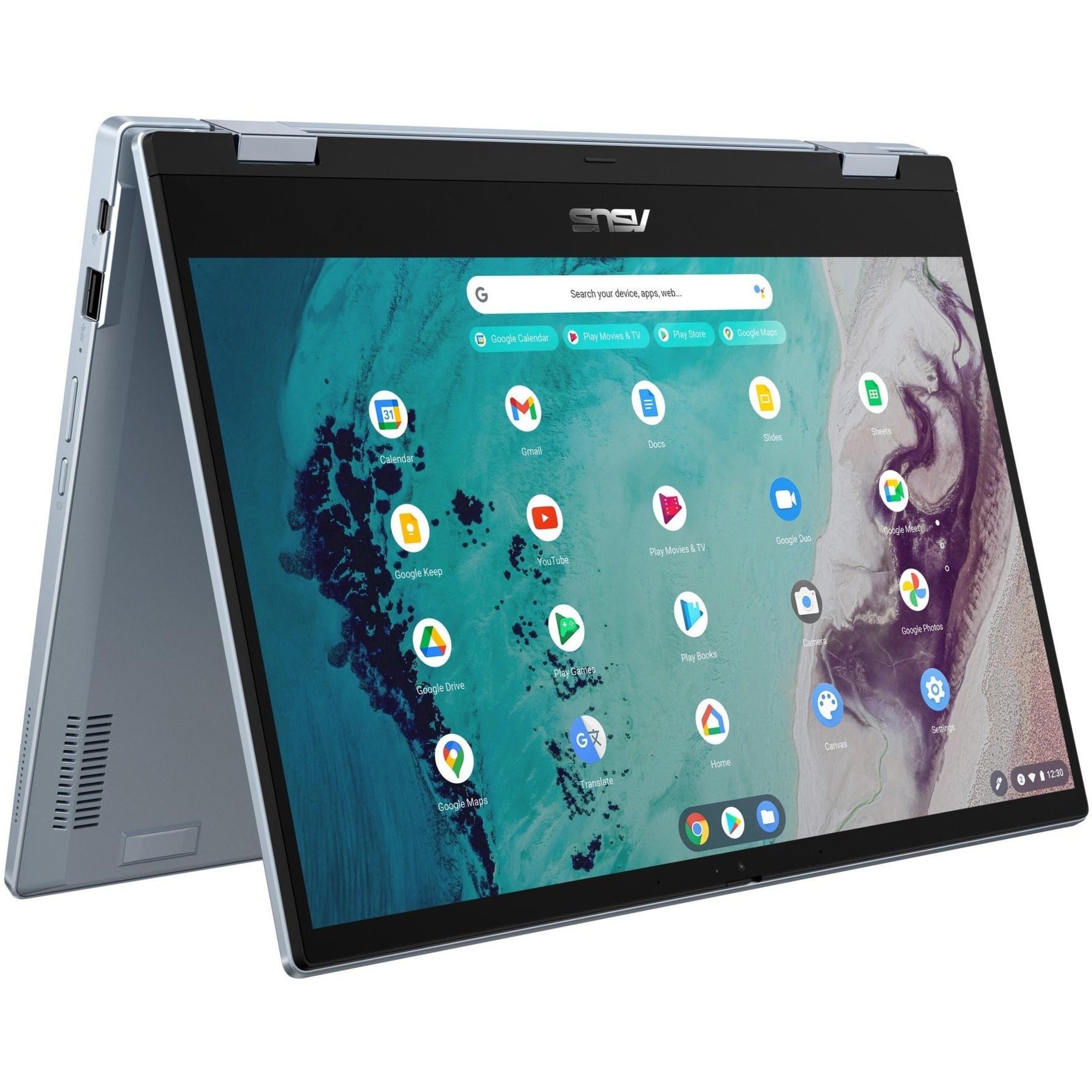 Asus Chromebook Flip CX3400 14 Touchscreen Convertible Chromebook - Full HD - Intel Core i5 11th Gen - 16GB RAM - 256GB SSD - AI Blue [Discontinued]