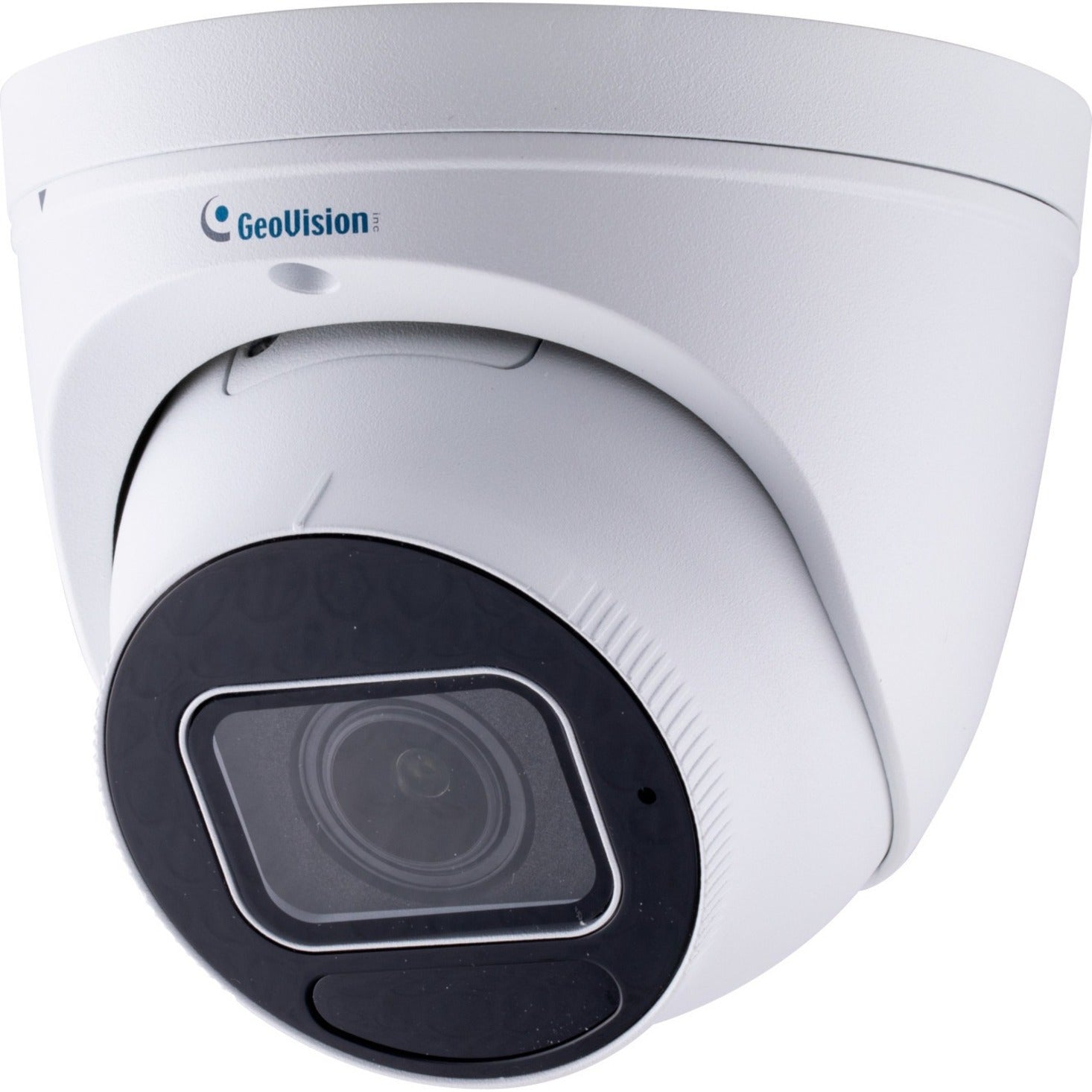 GeoVision 125-EBD4813-000 AI 4MP H.265 5x Zoom Super Low Lux WDR Pro IR Eyeball Dome IP Camera, Outdoor Security Surveillance, 2.7-13.5mm Lens