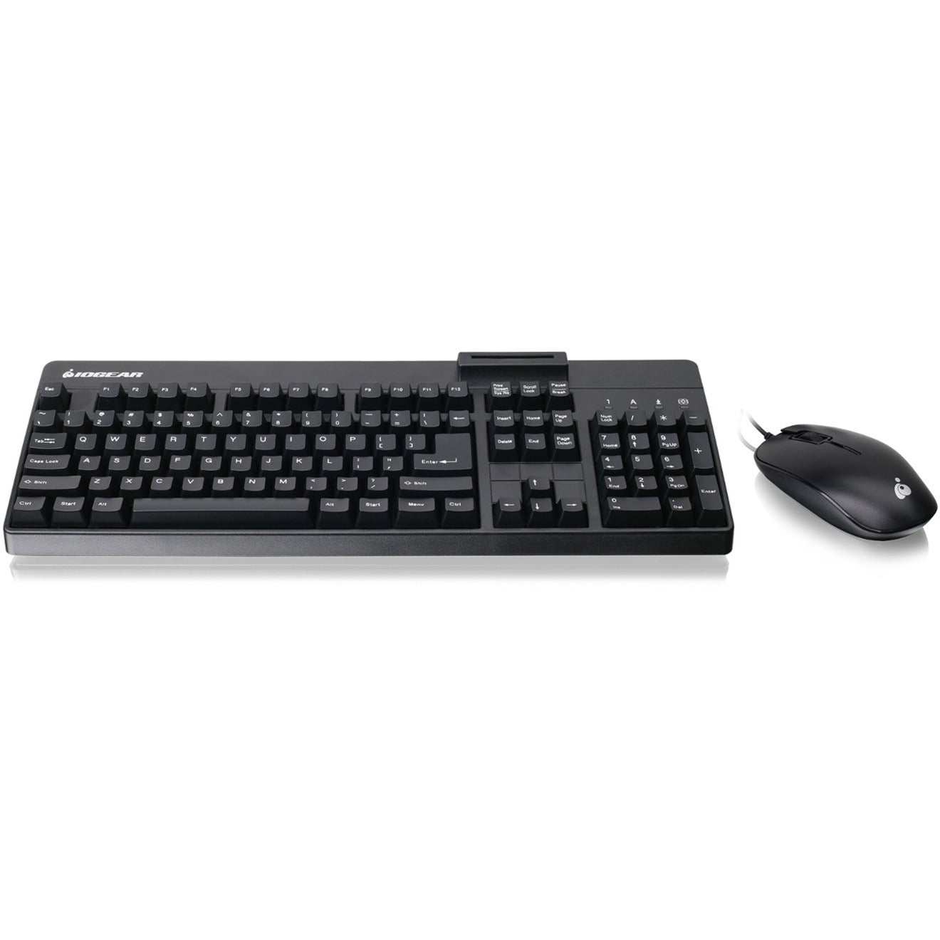 IOGEAR GKBSR202TAAKIT Keyboard & Mouse, Full-size, USB 2.0, 1 Year Warranty