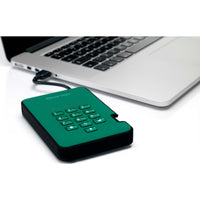 iStorage diskAshur2 16 TB Portable Rugged Solid State Drive - 2.5" External - Green - TAA Compliant (IS-DA2-256-SSD-16000-GN) Alternate-Image5 image