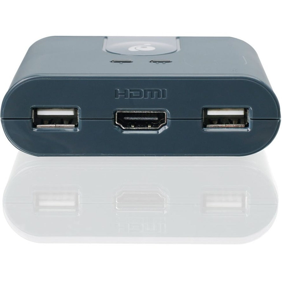 IOGEAR GCS32HU 2-Port Full HD KVM Switch with HDMI and USB Connections, Plug and Play