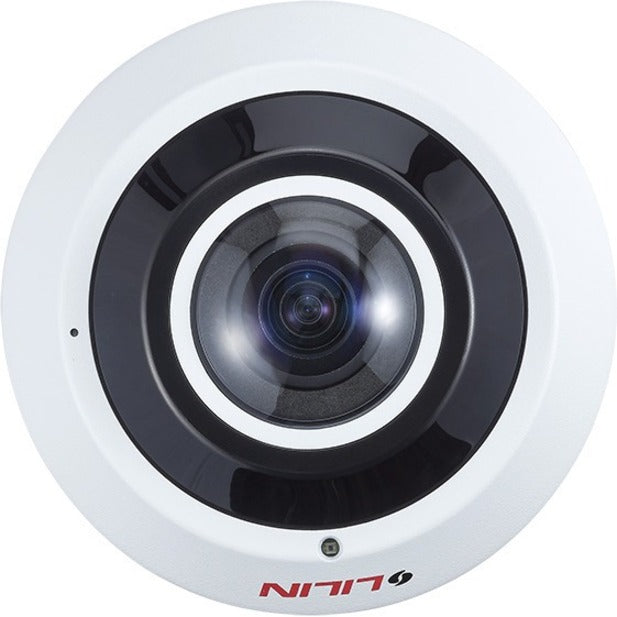 LILIN F2R36C2IM 12MP Day & Night Fixed IR Vandal Resistant Panoramic IP Camera, 185° Field of View, Color, 65.62 ft Night Vision