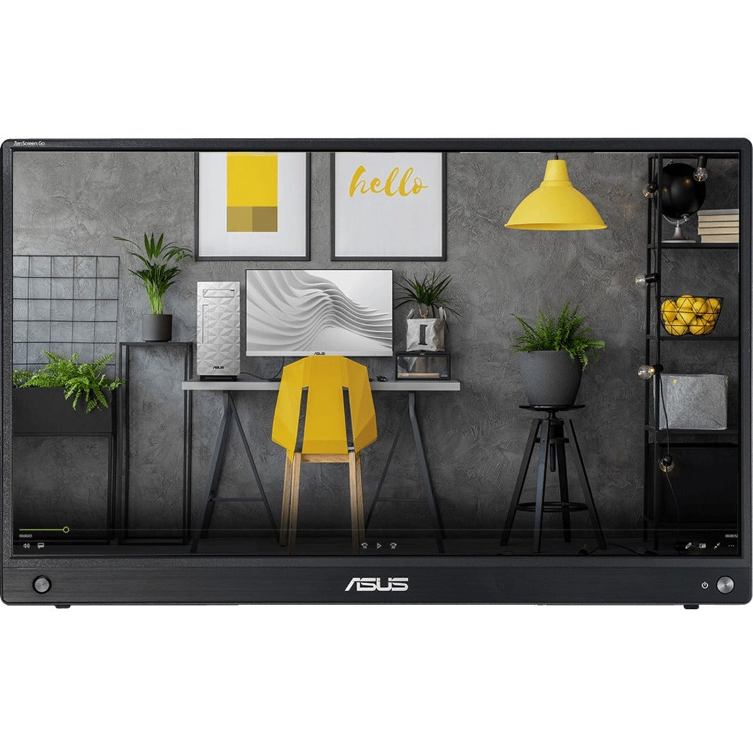 ASUS ZenScreen GO in modern office setting with minimalist design-alternate-image8
