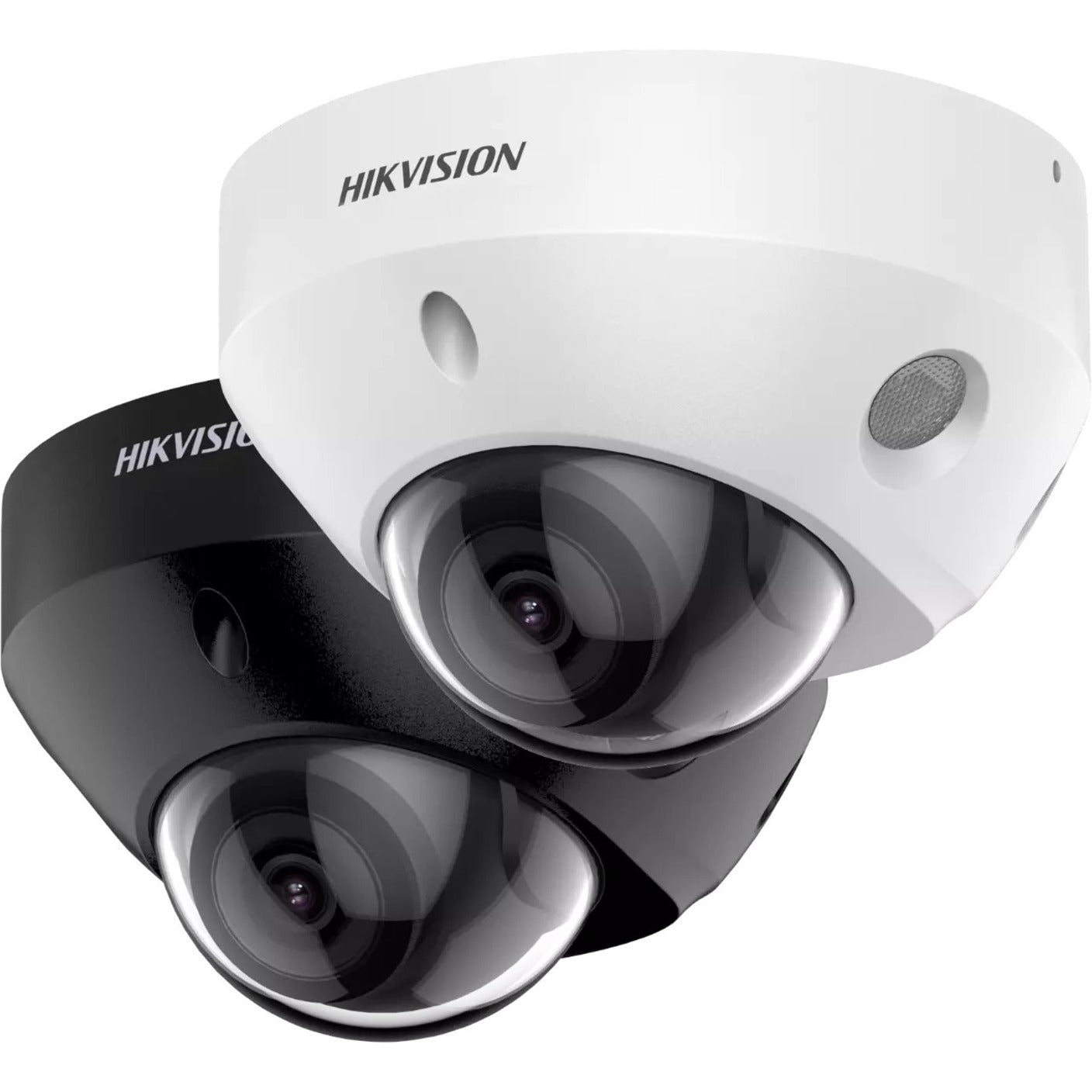 Hikvision DS-2CD2547G2-LS 2.8MM 4 MP ColorVu Fixed Mini Dome Network Camera, Outdoor, White