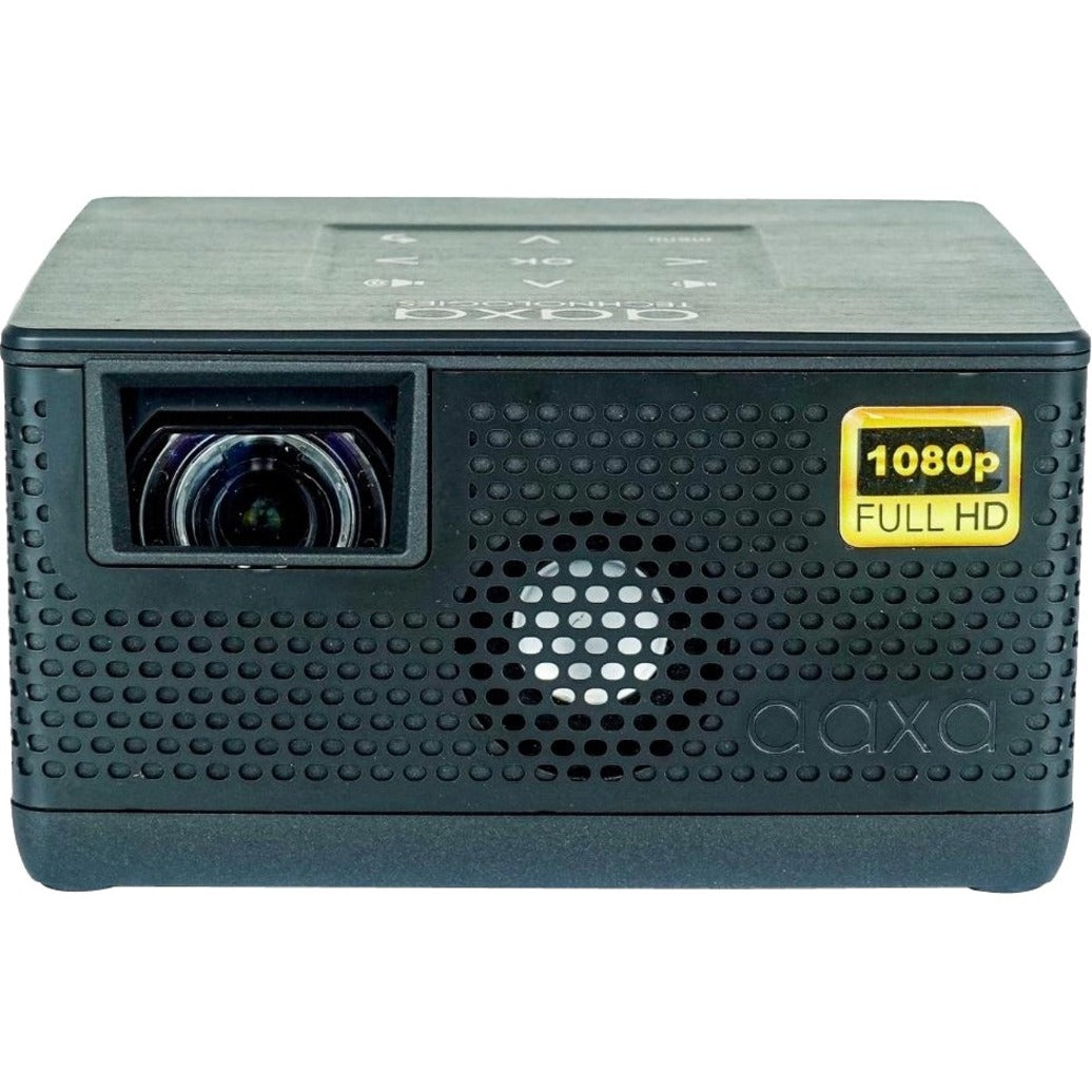 AAXA Technologies KP-400-01 P400 Short Throw Mini Projector, Full HD, 400 lm, Portable, Space Gray