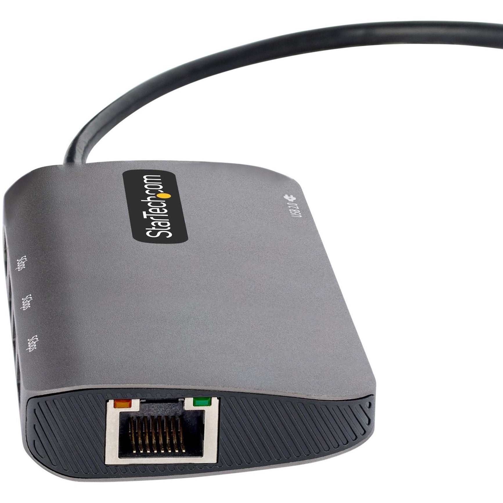 StarTech.com 127B-USBC-MULTIPORT Docking Station, 4K HDMI, USB Type-C, USB Type-A, Gigabit Ethernet