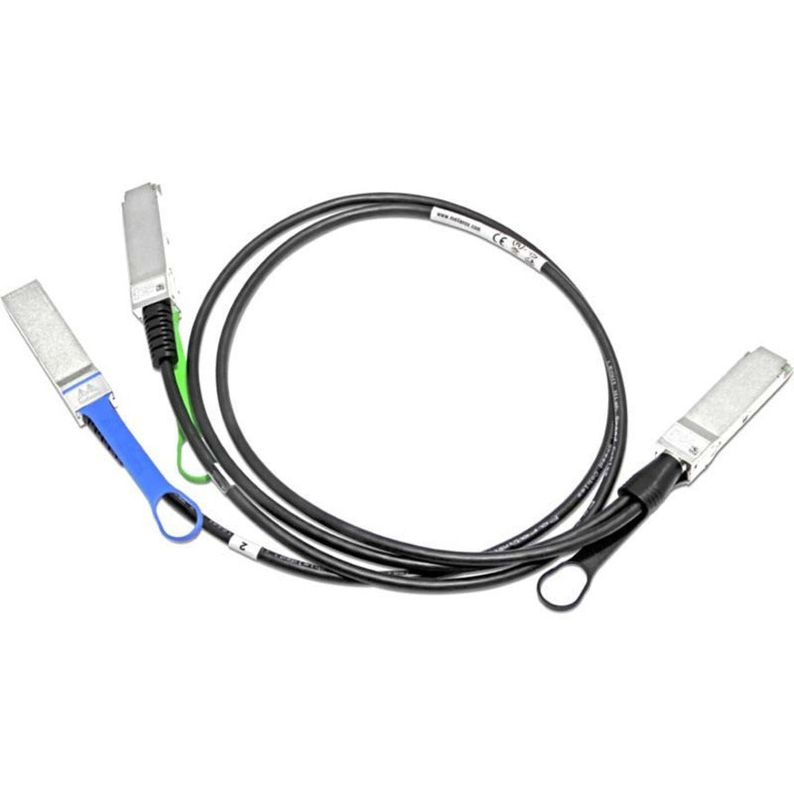 Mellanox MCP7H50-H002R26 QSFP56 Network Cable, 6.56 ft, 200 Gbit/s, Passive, LSZH